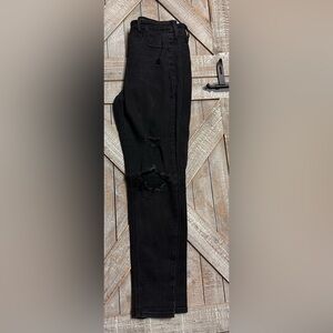 Girls Old Navy Jeans Black Super Skinny High Rise Rockstar Black